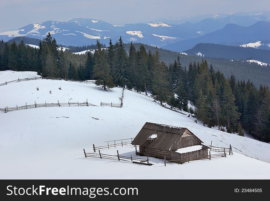 Shepherds Cottage in the mountains