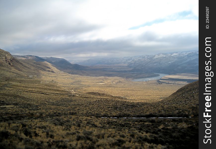 Hilly dry area at the end of winter. Hilly dry area at the end of winter.