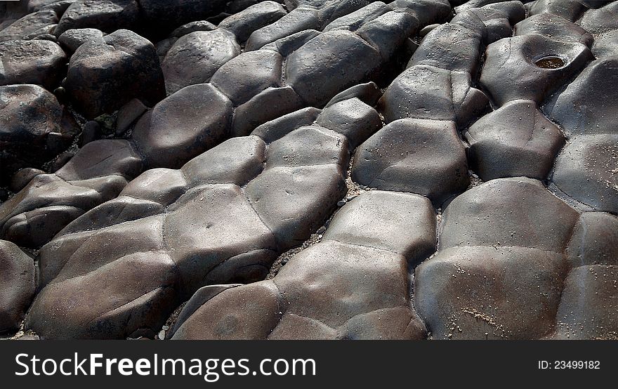 Black Smooth Stone Rocks Texture