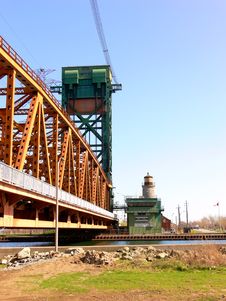 Lift Bridge Stock Image Lift Bridge Stock Image