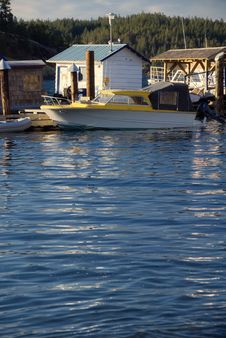 Small Harbour Scene Royalty Free Stock Photo Small Harbour Scene Royalty Free Stock Photo