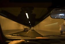 Through The Tunnel Royalty Free Stock Image