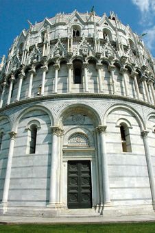 Baptistery Detail - PISA Royalty Free Stock Photos