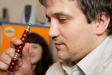 Smoking At Home Royalty Free Stock Photography Smoking At Home Royalty Free Stock Photography