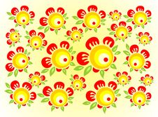 Red-yellow Flowers Royalty Free Stock Images Red-yellow Flowers Royalty Free Stock Images