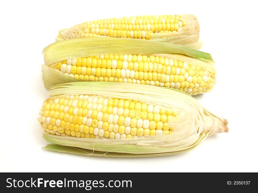 Picture of 3 ears of corn