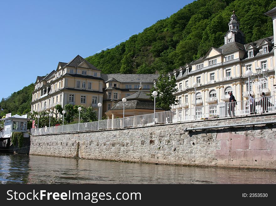 Water Tower In Bad Ems Germany