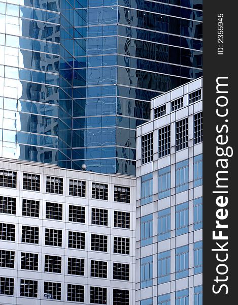 Glass Architecture. Corporate Building. Shot with tele lens. Glass Architecture. Corporate Building. Shot with tele lens.