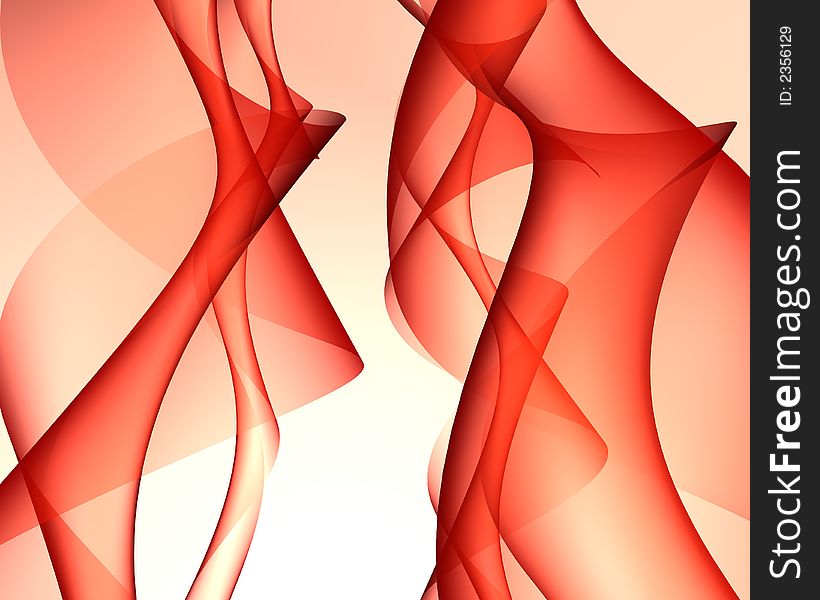 Backlit of iregular shapes in red color. Backlit of iregular shapes in red color