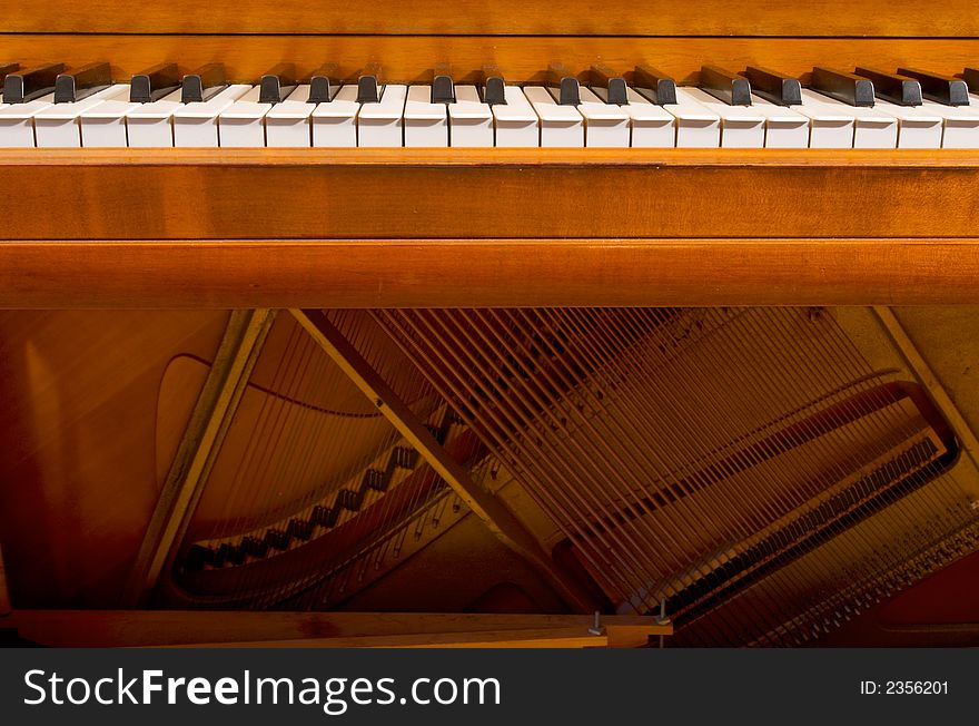 Piano Keys and Inside