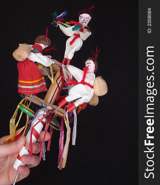 Colourful Musical toy from South America