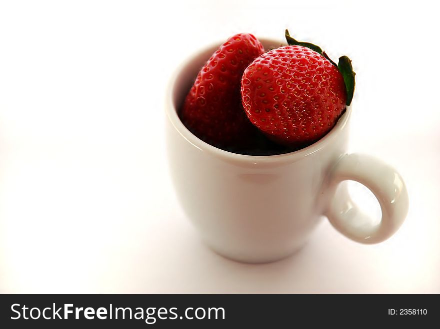 Strawberries In Cup