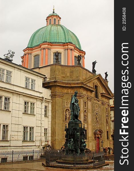 The church of st Nicholas in Prague