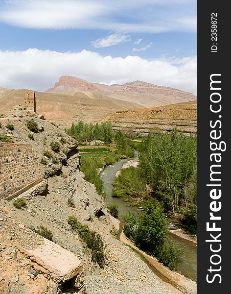 LAndscape in Dades valley in Morocco. LAndscape in Dades valley in Morocco