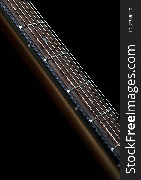 Neck of the guitar