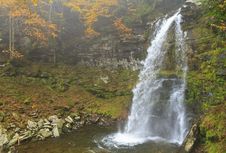 Plattekill Falls In Misty Ravine Royalty Free Stock Photo Plattekill Falls In Misty Ravine Royalty Free Stock Photo