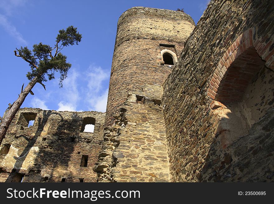 Inside of the castle gutstein. Inside of the castle gutstein