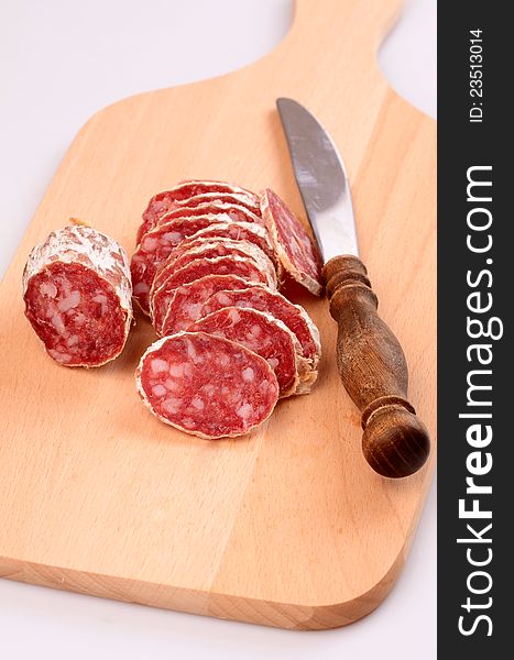 Sliced salami