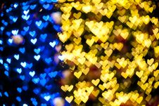 Gold Christmas Lights Black Free Stock Photos Stockfreeimages Christmas Gift Box Free Blurred Of Heart Shape Light Royalty Stock Images 23521919