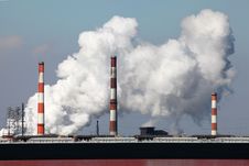 Smokestack Royalty Free Stock Images