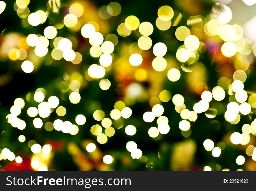 Blurred of christmas light, Can be used as background
