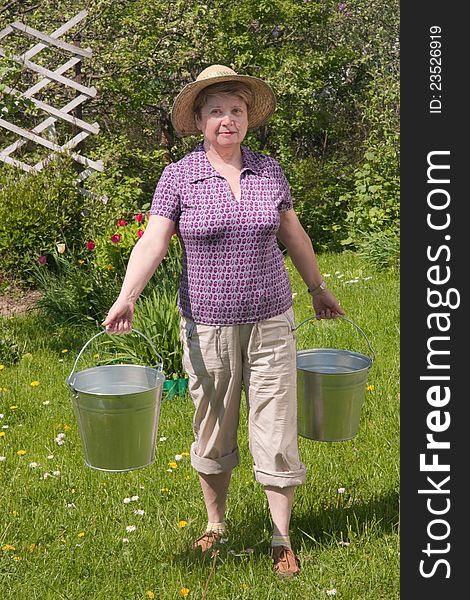 The Rural Woman With A Bucket