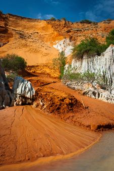 Red River Canyon, Mui Ne, Vietnam Stock Photos Red River Canyon, Mui Ne, Vietnam Stock Photos