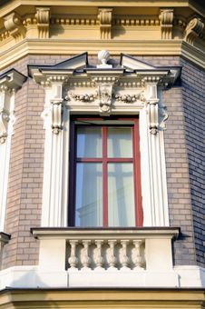 Window Decorated Historic Buildings Svitavy Stock Photography Window Decorated Historic Buildings Svitavy Stock Photography