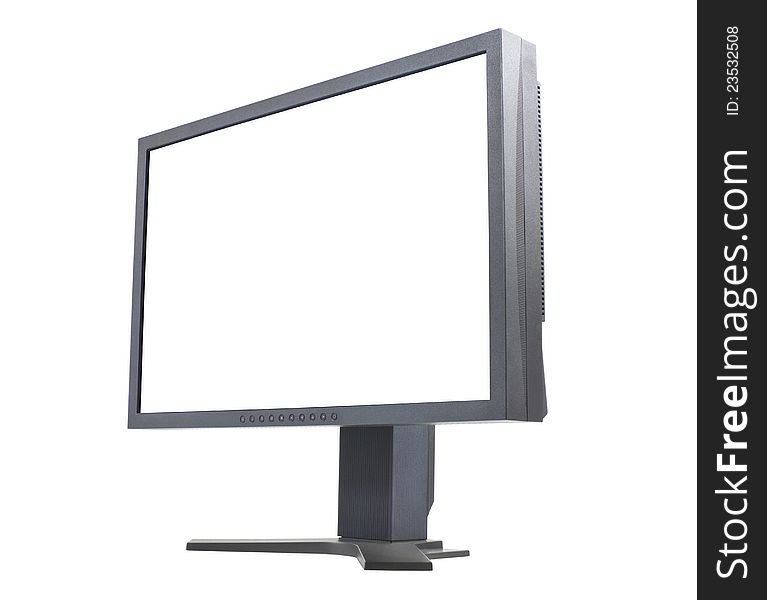 LCD Monitor with clipping paths