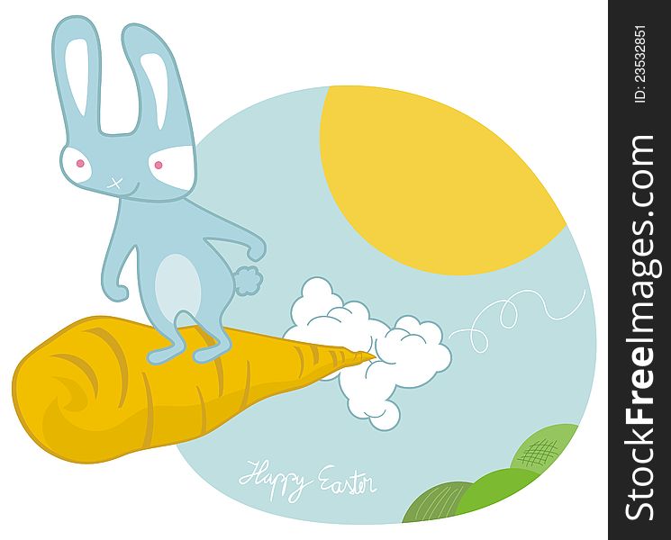 Sky Surfing  Easter Bunny