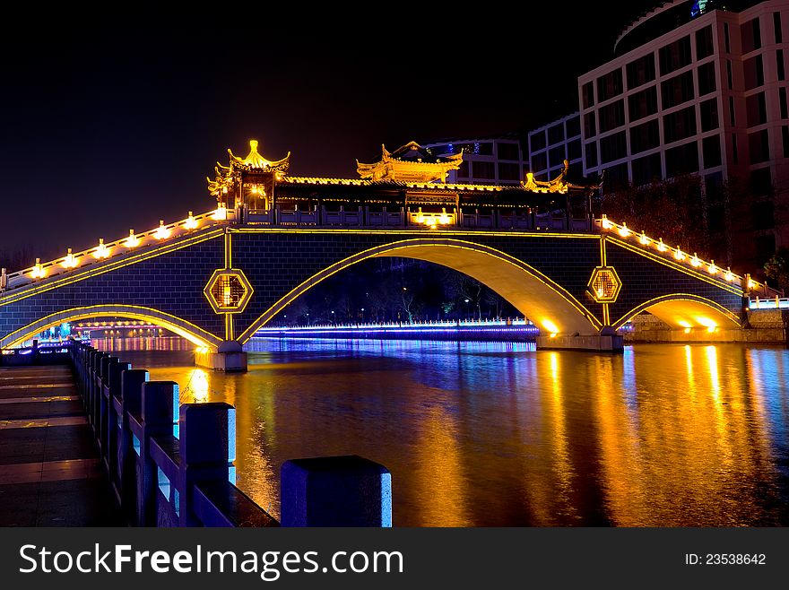 Chang Ying Bridge, which has a history of hundreds years. Chang Ying Bridge, which has a history of hundreds years
