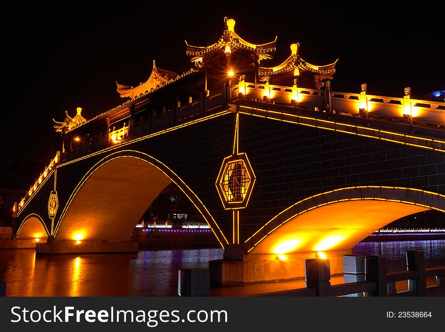 Chang Ying Bridge, which has a history of hundreds years. Chang Ying Bridge, which has a history of hundreds years