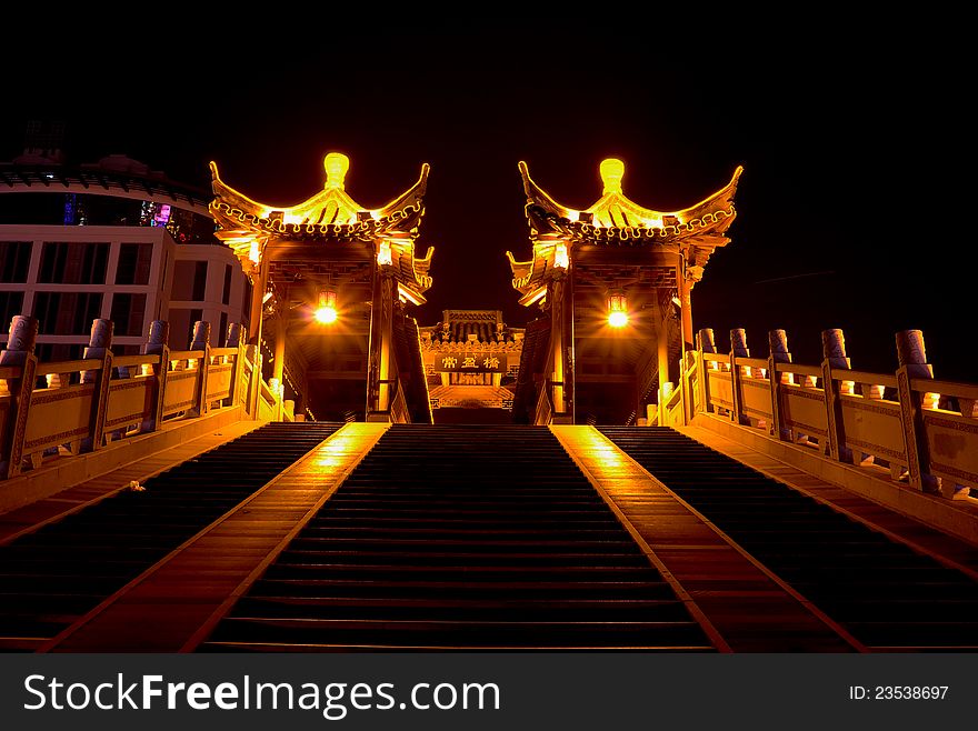 Chang Ying Bridge, which has a history of hundreds years. Chang Ying Bridge, which has a history of hundreds years