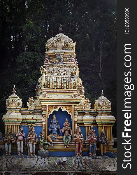 A Hindu temple in Matale, Sri Lanka