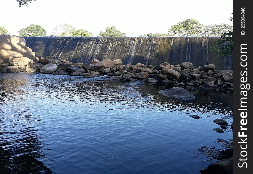 Neelabamma Water Dam In Sri Lanka At Saliyawewa