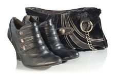 Shoes And Handbag Royalty Free Stock Images Shoes And Handbag Royalty Free Stock Images