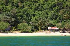 Shed On The Beach Royalty Free Stock Image Shed On The Beach Royalty Free Stock Image