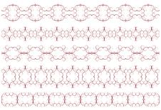 Seamless Borders Royalty Free Stock Photography Seamless Borders Royalty Free Stock Photography