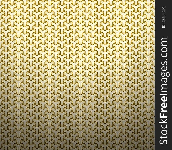 Fine background with golden geometric pattern. Fine background with golden geometric pattern