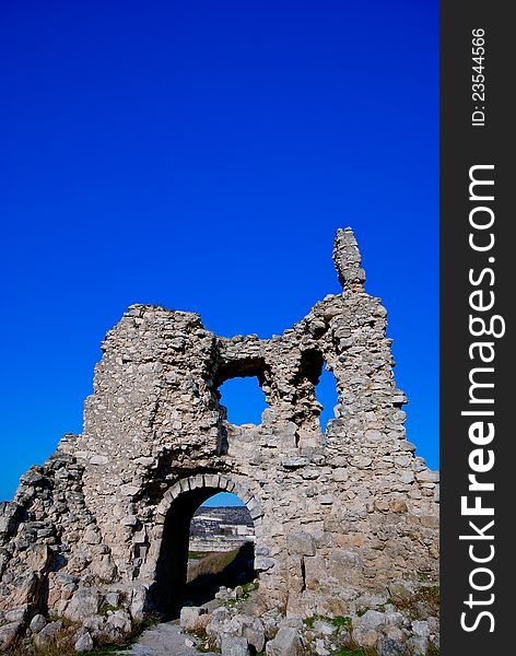 Ancient fortress Calamita in the Crimea