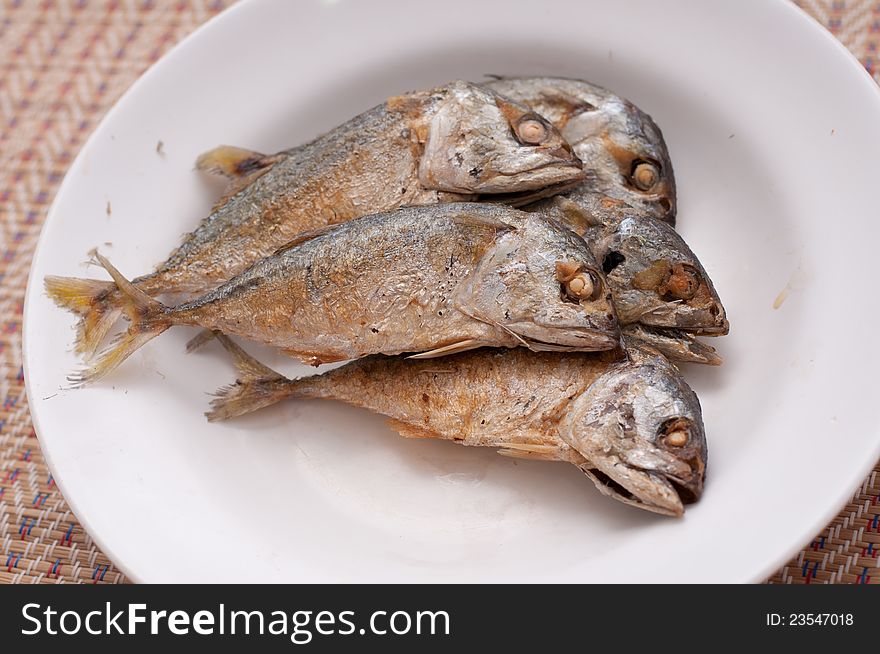 Fried Of Mackerel Fish