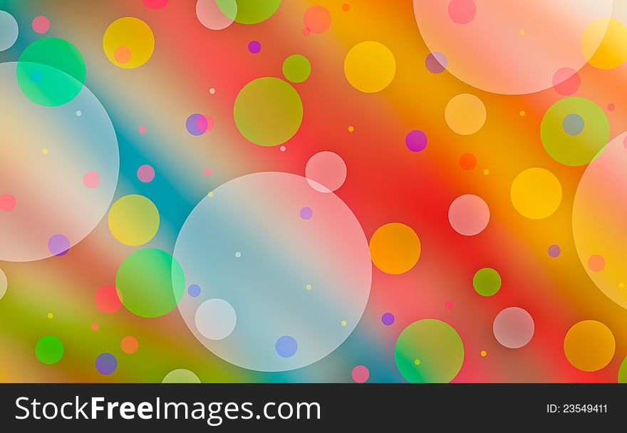 Abstract color and different size circles. Abstract color and different size circles.