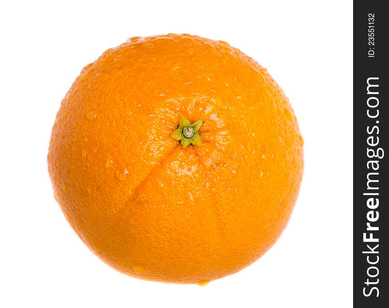 Orange isolated on white background. Orange isolated on white background