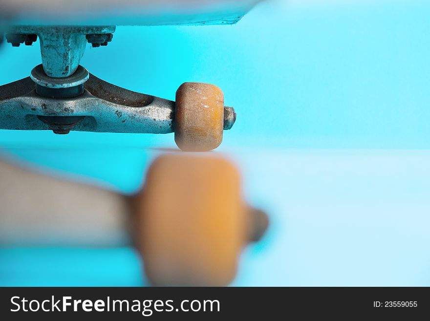 Close up image of Skateboard