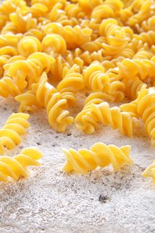 Pasta Fusilli Handmade Whit Eggs Stock Images Pasta Fusilli Handmade Whit Eggs Stock Images