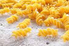 Pasta Fusilli Handmade Whit Eggs Royalty Free Stock Photos Pasta Fusilli Handmade Whit Eggs Royalty Free Stock Photos