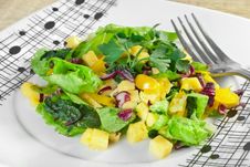 Vegetable Salad With Cheese Stock Photography Vegetable Salad With Cheese Stock Photography