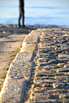 Tranquil Path To The Sea Royalty Free Stock Photo Tranquil Path To The Sea Royalty Free Stock Photo