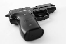 Black Pistol Stock Image