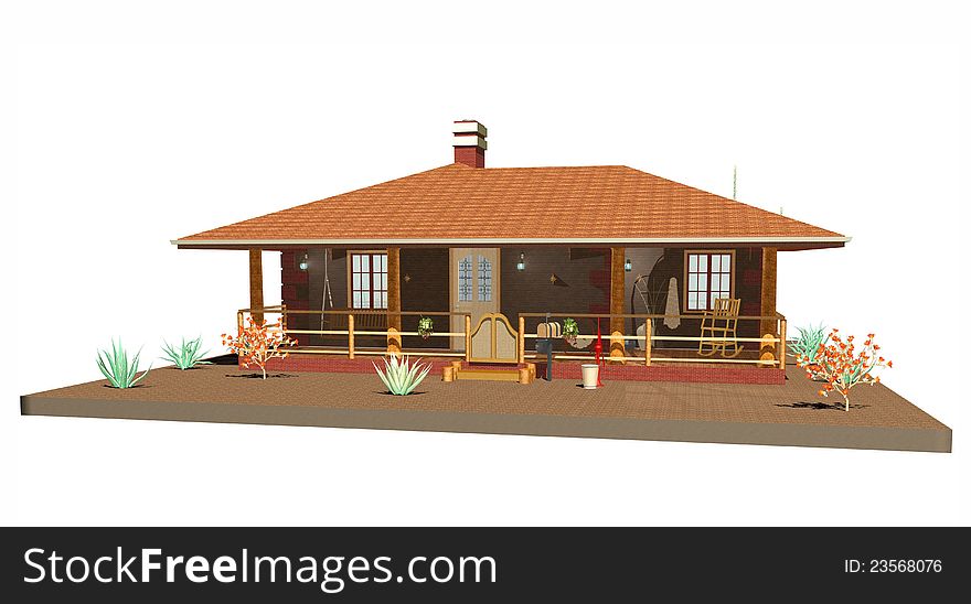 Old Far West 3d House Farm. Old Far West 3d House Farm.